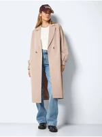 Cream Women's Coat Noisy May Soffy - Women