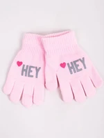 Yoclub Kids's Gloves RED-0012G-AA5A-027