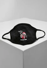 Ugly Santa Face Mask Black