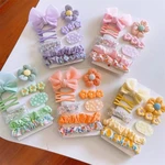 Children's Hairpin Princess Little Girl Sweet Cute Mesh Broken Hair Clip Cute Baby Does Not Hurt Hair Headdress Suit