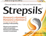 Strepsils Pomaranč s Vitamínom C 24 pastiliek