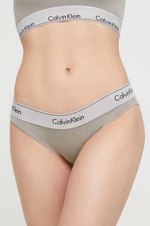 Nohavičky Calvin Klein Underwear šedá farba