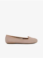 Beige women's suede ballerinas Geox Palmaria - Women