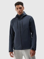 Men's windproof softshell jacket 8000 4F membrane - grey