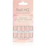 Nail HQ Square umělé nehty Elegant French 24 ks