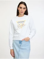 Biela dámska mikina Guess Icon Sweatshirt