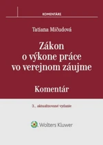 Zákon o výkone práce vo verejnom záujme - Tatiana Mičudová