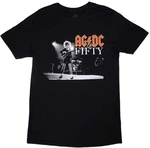 AC/DC Camiseta de manga corta On Stage Fifty Black S