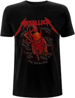 Metallica Tričko Skull Screaming Red 72 Seasons Black XL
