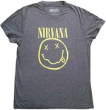 Nirvana T-shirt Yellow Smiley Flower Sniffin' Brindle XL