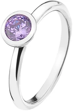 Hot Diamonds Strieborný prsteň Emozioni scintilla Lavender Calmness ER020 51 mm