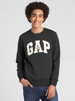 Black Men's Sweatshirt GAP Logo