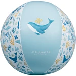 Little Dutch Ocean Dreams Beach Ball Blue nafukovací míč 2 y+ 1 ks