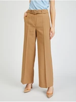 Orsay Brown Women's Wide Pants with Belt - Women