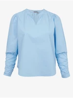 Light blue women's blouse Fransa