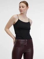 Orsay Vínové dámské koženkové kalhoty - Dámské