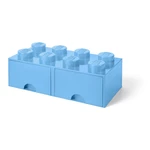 Jasnoniebieski pojemnik z 2 szufladami LEGO®