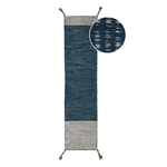 Niebieski wełniany chodnik Flair Rugs Anu, 60x200 cm