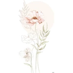 Naklejka dziecięca 64x130 cm Big Poppy Flower – Lilipinso