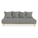 Sofa z szarym obiciem Karup Design Senza Natural/Grey