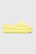 Pantofle Liu Jo ARIA 06 dámské, žlutá barva, na platformě, SA3139TX314S1439