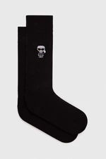 Ponožky Karl Lagerfeld pánské, černá barva, 542102.805504