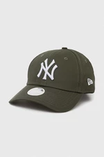 Kšiltovka New Era zelená barva, s aplikací, NEW YORK YANKEES