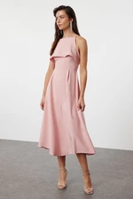 Trendyol Dusty Rose A-Line Woven Dress