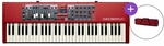 NORD Electro 6D 61 bag SET Cyfrowe stage pianino Red