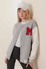 Bigdart 55386 College Jacket - Gray