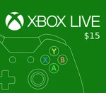 XBOX Live $15 Prepaid Card CA