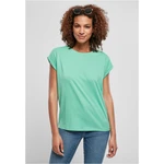 Women's T-shirt with extended shoulder made of fresh seeds