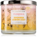 Bath & Body Works Plumeria & Sugared Lemon Zest vonná sviečka 411 g