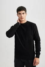 DEFACTO Standard Fit Crew Neck Sweater