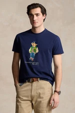 Bavlněné tričko Polo Ralph Lauren s potiskem, 710854497