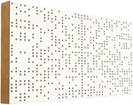 Mega Acoustic FiberPRO120 Binary Diffuser White/Light Brown Chłonny panel z drewna