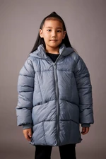 DEFACTO Girl's Water Repellent Hooded Coat