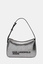 Kabelka Karl Lagerfeld Jeans strieborná farba, 246J3054