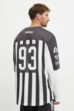 Tričko adidas Originals Team 93 Jersey pánske, šedá farba, vzorované, JM4943