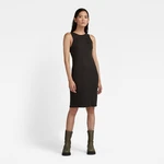 G-STAR Šaty - Engineered rib tank dress čierne