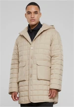 Men's parka with Polar Fleece lining beige