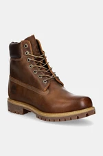 Kožené trapery Timberland 6In Premium pánské, hnědá barva, TB1270942141