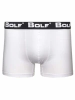 Štýlové pánske boxerky Bolf 0953 - biele,