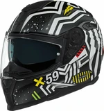 Nexx SX.100 Enigma Black/White MT S Casco