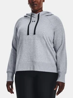 Sivá dámska mikina s kapucňou Under Armour Rival Fleece HB Hoodie