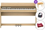 Roland F701 SET Digital Piano Light Oak