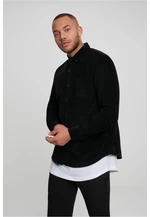 Corduroy shirt black