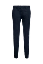 Tommy Hilfiger Nohavice - HERITAGE SLIM FIT CHINO tmavomodré