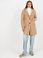 Coat TW-PL-BI-7372.18-beige