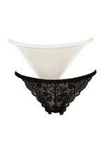 DEFACTO Fall In Love Lace 2-Pack Slip Panties